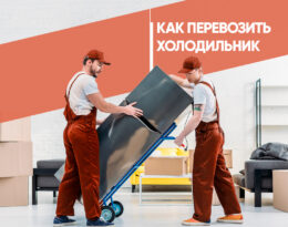 Как правильно перевозить холодильник